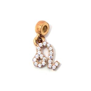 【特別セール 箱別売り】 ダニエルウェリントン 星座 チャーム Leo Daniel Wellington Charm Zodiac Rose Gold ローズゴールド DW00400737 394542