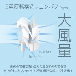 【アウトレット】ハンディファン 大風量 ツイン...の詳細画像3