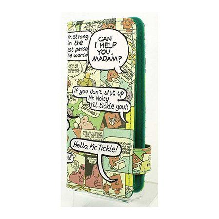 ミスターメンリトルミス マルチ対応 手帳型ケース M MML-52A / ハッピー