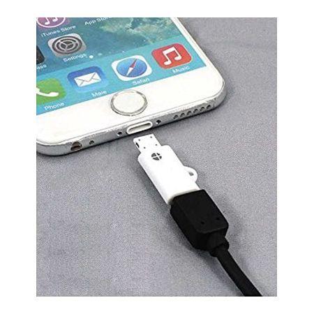 ライトニング対応 microUSB 変換コネクタ LTG-02WH / ホワイト