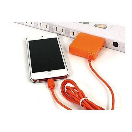 ライトニング対応 AC充電器 LTG-03OR / オレンジ