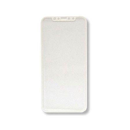 iPhone XS / X 対応 ガラスシールド フルカバー 3D IP8-07WH / ホワイト