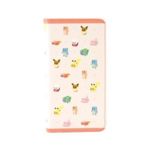 ポケモンクエスト iPhoneXR対応フリップカバー POKE-611B / 総柄