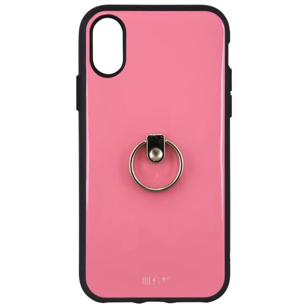 IIIIfi+ イーフィット iPhone X 対応 ケース リング付き IFT-16PK / ピン...