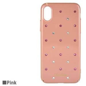 グルマンディーズ iPhoneXS/X対応クリスタルハードケース -SWAROVSKI(R)- JW...