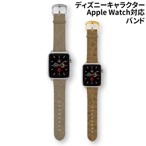 送料無料 ディズニーキャラクター／Apple Watch 41/40/38mm対応PUレザーバンド ...