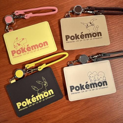 送料無料 ポケットモンスター ポケモン リール付きパスケース／カラーロゴ PKM-955-8 /ピカ...