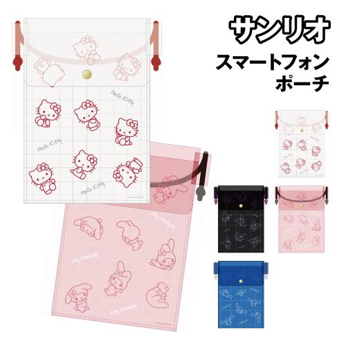 送料無料 サンリオキャラクターズ IIIIpocket Clear スマートフォンポーチ SANG-...