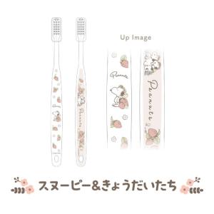 ピーナッツ/スヌーピー 歯ブラシセット いちご...の詳細画像1