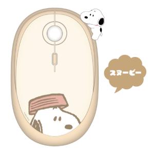 送料無料 ピーナッツ Bluetoothマウス...の詳細画像1