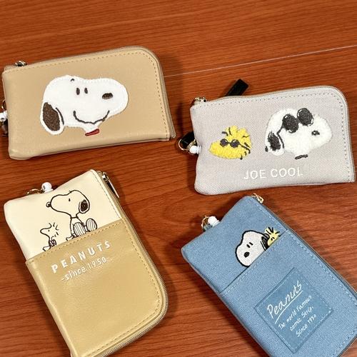 送料無料 ピーナッツ/スヌーピー キーパスポーチ SPCQ-445-8 /ジョー・クール スマイル ...