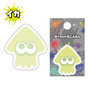 スプラトゥーン3 ダイカットミニふせん /イカ タコの詳細画像1