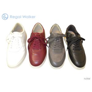 リーガル レディース ウォーカー REGAL Ladies Walker HC09AF ファスナーつき厚底レースアップシューズ 幅広 3E 4E ワイズ調節可能 靴 正規品