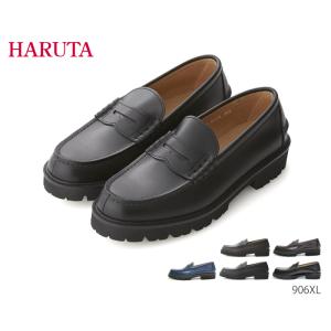 HARUTA 906XL ハルタ メンズ コインローファー タンクソール 牛革 3E シューズ