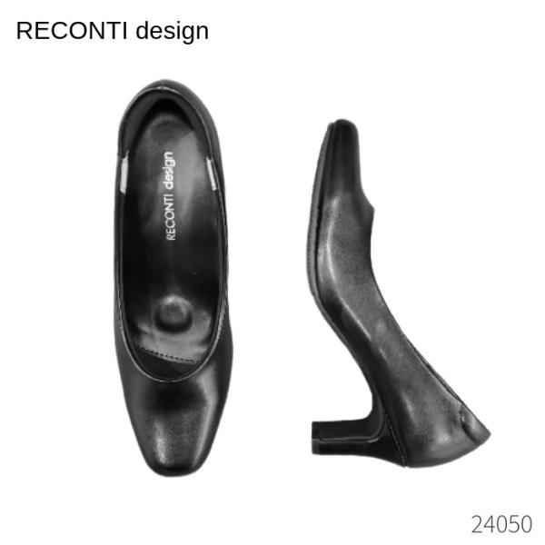 リコンティ デザイン RECONTI design 防水 パンプス レディース 3E 幅広 晴雨兼用...