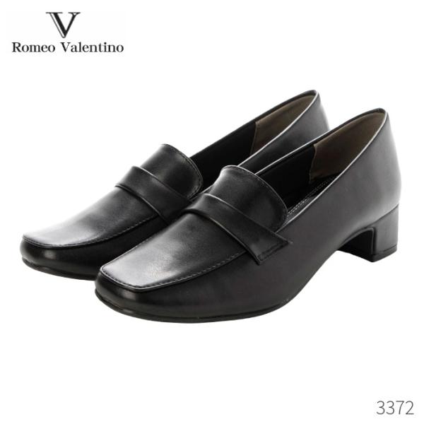 ロメオ バレンティノ Romeo Valentino レディース ローファー パンプス 3E 幅広 ...