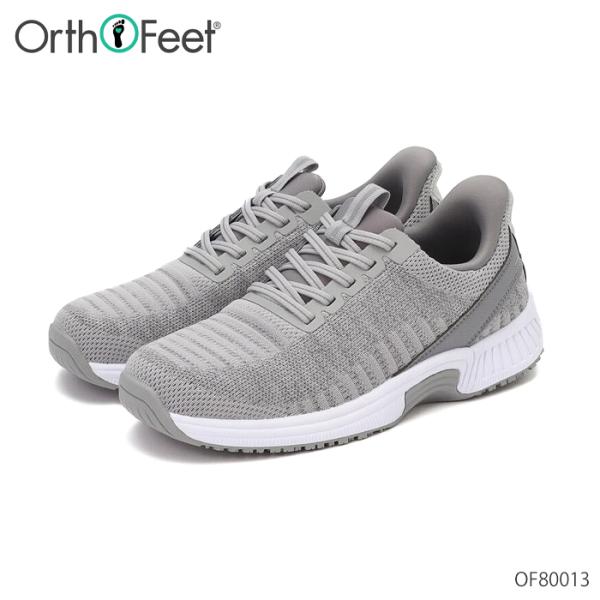 オーソフィート Orthofeet キタ KITA ミディアム ワイド OF80013 グレー テキ...