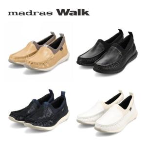 madras Walk（マドラス ウォーク） レディース ローファー 防水 防滑 