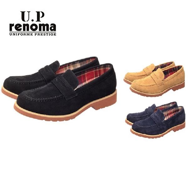 U.P renoma ユーピーレノマ 9034 カジュアルシューズ ローファー メンズ 幅広 3E相...
