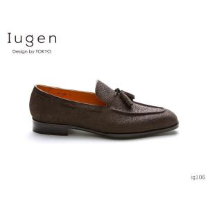 Iugen IG303 イウゲン バタフライローファー 靴 正規品 ブラック Iugen IG303 イウゲン バタフライローファー 靴 正規品 ブラック