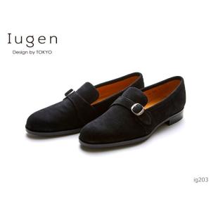 Iugen IG303 イウゲン バタフライローファー 靴 正規品 ブラック Iugen IG303 イウゲン バタフライローファー 靴 正規品 ブラック