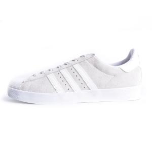アディダス スーパースター × スニーカー ( グレー メンズ CQ1183 ) adidas SB SUPER STAR VULC ADV GRAY バルカ 限定 WHITE