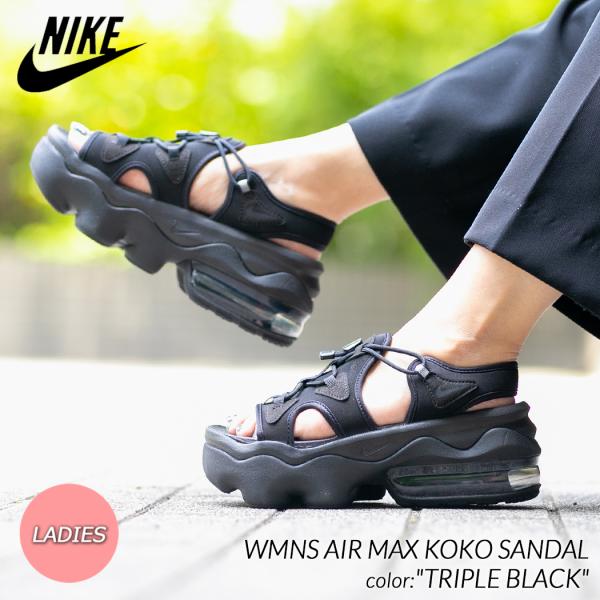 NIKE WMNS AIR MAX KOKO SANDAL &quot;TRIPLE BLACK&quot; ナイキ ウ...