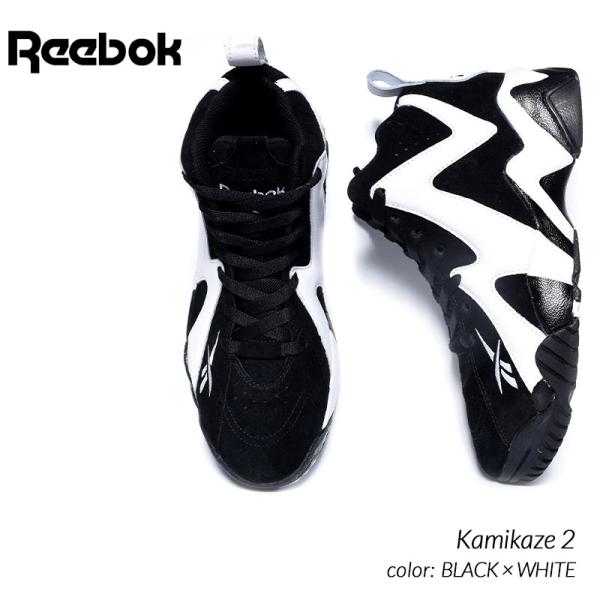 Reebok Kamikaze 2 BLACK × WHITE リーボック カミカゼ ハイカット ス...