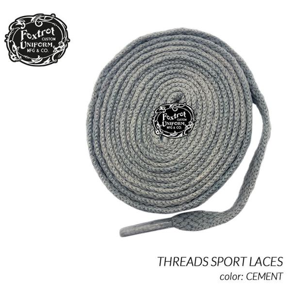 Foxtrot Uniform THREADS SPORT LACES CEMENT フォックストロ...