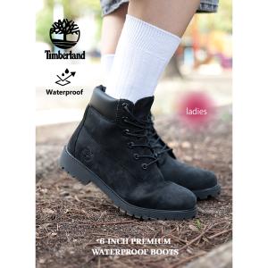 Timberland 6-INCH PREMIUM WATERPROOF BOOTS "TRIPLE BLACK" ティンバーランド 6インチ プレミアム ブーツ ( 黒 ブラック レディース ウィメンズ 012907-001)