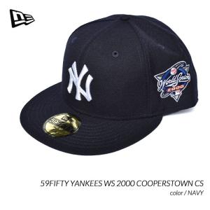 NEW ERA 59FIFTY YANKEES WS 2000 COOPERSTOWN CS NAVY ニューエラ ニューヨークヤンキース ワールドシリーズ ( キャップ 帽子 CAP )｜precious-place