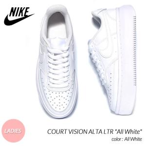 NIKE COURT VISION ALTA LTR "All White" ナイキ コートビジョン スニーカー ( 白 厚底 air force エアフォース レディース DM0113-100 )