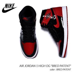 Nike Air Jordan 1 High Og Bred Patent ナイキ エア ジョーダン 1 ハイ スニーカー ブレッドパテント 黒 赤 メンズ 5550 063 3475 Precious Place 通販 Yahoo ショッピング