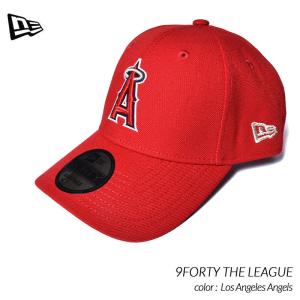 【男女兼用】NEW ERA 9FORTY THE LEAGUE "Los Angeles Angels" ニューエラ ロサンゼルス エンゼルス キャップ ( 赤 帽子 CAP 11576727 )