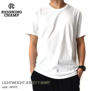 REIGNING CHAMP LIGHTWEIGHT JERSEY T-SHIRT WHITE レイニングチャンプ