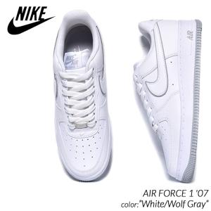 NIKE AIR FORCE 1 '07 "White/Wolf Gray" ナイキ エアフォース スニーカー ( 白 ホワイト ウルフグレー 灰色 メンズ DV0788-100 )