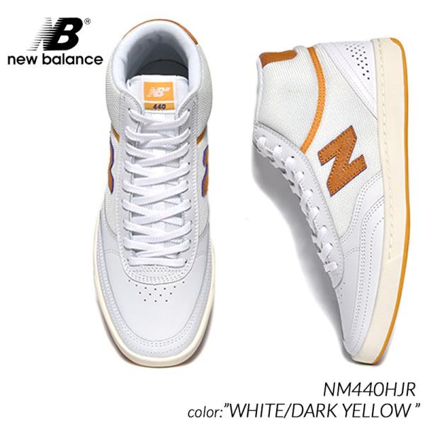 日本未発売 NEW BALANCE NUMERIC NM440HJR &quot;WHITE/DARK YEL...