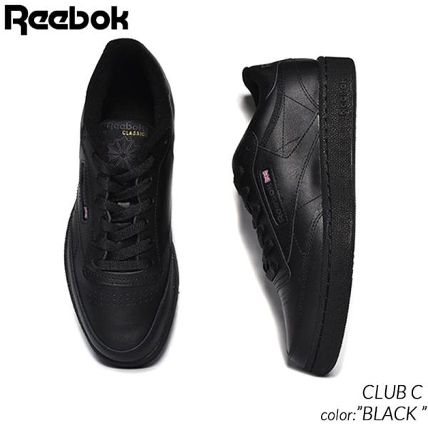 REEBOK CLUB C &quot;BLACK&quot; リーボック クラブ シー レザー スニーカー ( 黒 ブ...