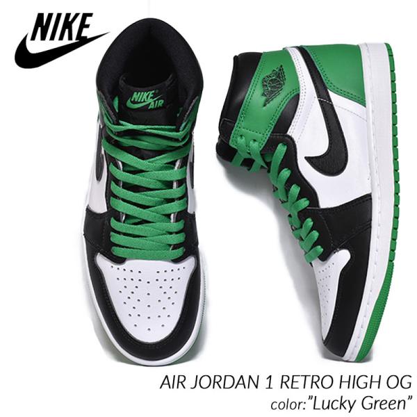 NIKE AIR JORDAN 1 RETRO HIGH OG &quot;Lucky Green&quot; ナイキ ...