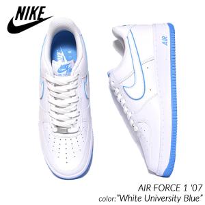 NIKE AIR FORCE 1 &apos;07 &quot;White University Blue&quot; ナイキ エ...