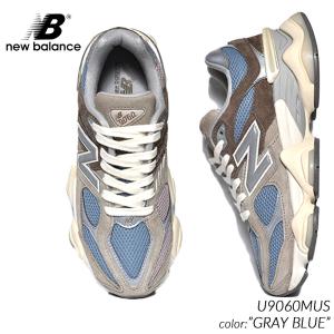NEW BALANCE U9060MUS "GRAY BLUE" ニューバランス スニーカー ( グレー 灰色 青 ブルー D メンズ 990 992 996 999 )