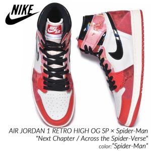 Spider-Man × NIKE AIR JORDAN 1 RETRO HIGH OG SP ナイキ エア ジョーダン 1 レトロ ハイ スニーカー ( スパイダーマン 赤 レッド DV1748-601 )