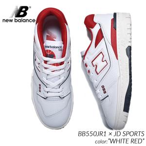 日本未発売 JD SPORTS × NEW BALANCE BB550JR1 &quot;WHITE RED&quot;...