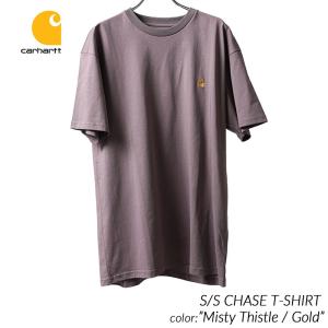 USA企画 CARHARTT WIP S/S CHASE T-SHIRT Misty Thistle カーハート ショートスリーブ チェイス Tシャツ 半袖 ( 日本未発売 メンズ レディース I026391-419 )｜precious-place