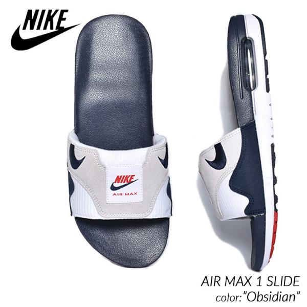 NIKE AIR MAX 1 SLIDE &quot;Obsidian&quot;ナイキ エアマックス スライド サンダ...