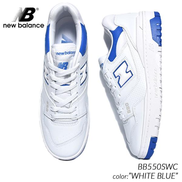 NEW BALANCE BB550SWC &quot;WHITE BLUE&quot; ニューバランス スニーカー ( ...