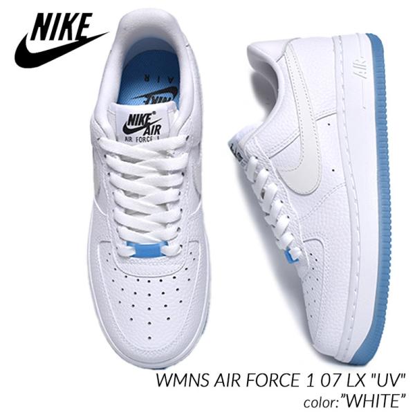 NIKE WMNS AIR FORCE 1 07 LX &quot;UV&quot; WHITE ナイキ ウィメンズ エ...