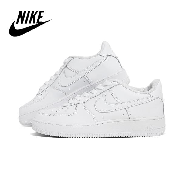 NIKE AIR FORCE 1 LE GS &quot;TRIPLE WHITE&quot; ナイキ エアフォース ス...