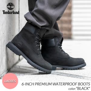 Timberland 6-INCH PREMIUM WATERPROOF BOOTS "BLACK" ティンバーランド 6インチ プレミアム ブーツ ( 黒 ブラック レディース 8658A )｜precious-place