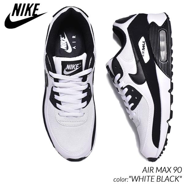 NIKE AIR MAX 90 &quot;WHITE BLACK&quot; ナイキ エアマックス スニーカー ( 白...